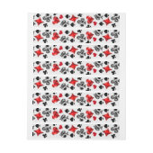 トランプのポーカー選手ギャンブラー遊のカードがラスベガスに似合う ラップアラウンド宛名ラベル (シート)