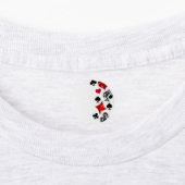 トランプのポーカー選手ギャンブラー遊のカードがラスベガスに似合う ラベル (貼付)