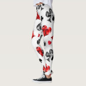 トランプのポーカー選手ギャンブラー遊のカードがラスベガスに似合う レギンス (左)