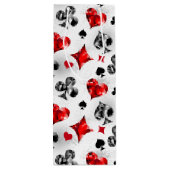 トランプのポーカー選手ギャンブラー遊のカードがラスベガスに似合う ワインギフトバッグ (裏面)