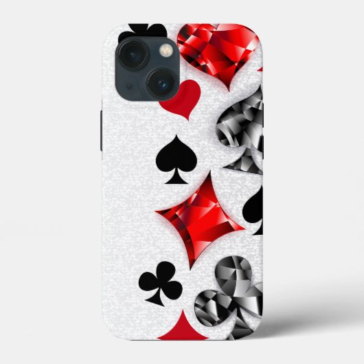 トランプのポーカー選手ギャンブラー遊のカードがラスベガスに似合う Case-Mate iPhoneケース (裏面)