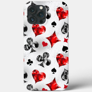 トランプのポーカー選手ギャンブラー遊のカードがラスベガスに似合う iPhone 13 PRO MAXケース