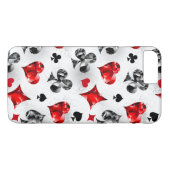 トランプのポーカー選手ギャンブラー遊のカードがラスベガスに似合う Case-Mate iPhoneケース (裏面(横))