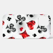 トランプのポーカー選手ギャンブラー遊のカードがラスベガスに似合う Case-Mate iPhoneケース (裏面 (横))