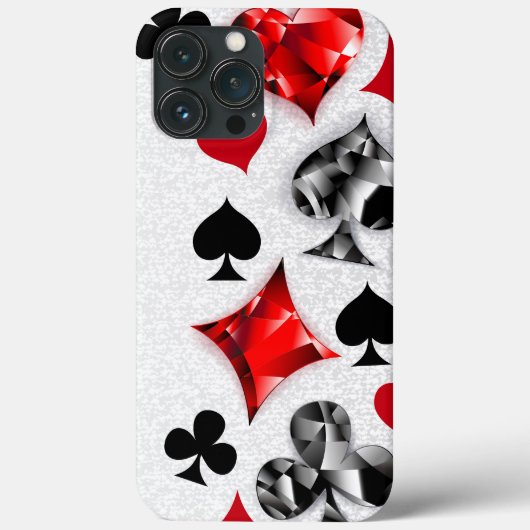 トランプのポーカー選手ギャンブラー遊のカードがラスベガスに似合う Case-Mate iPhoneケース (裏面)