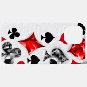 トランプのポーカー選手ギャンブラー遊のカードがラスベガスに似合う Case-Mate iPhoneケース (裏面 (横))