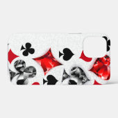 トランプのポーカー選手ギャンブラー遊のカードがラスベガスに似合う Case-Mate iPhoneケース (裏面 (横))