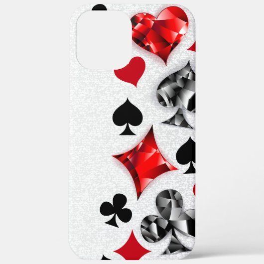 トランプのポーカー選手ギャンブラー遊のカードがラスベガスに似合う Case-Mate iPhoneケース (裏面)