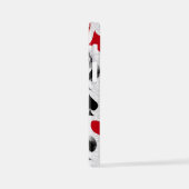 トランプのポーカー選手ギャンブラー遊のカードがラスベガスに似合う iPhoneケース (左側面)