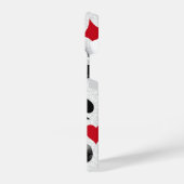 トランプのポーカー選手ギャンブラー遊のカードがラスベガスに似合う iPhoneケース (左側面)