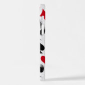 トランプのポーカー選手ギャンブラー遊のカードがラスベガスに似合う iPhoneケース (左側面)