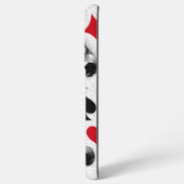 トランプのポーカー選手ギャンブラー遊のカードがラスベガスに似合う SAMSUNG GALAXYケース (左側面)