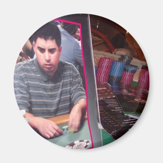 トランプのポーカー選手マグネット マグネット (正面)