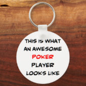 トランプのポーカー選手素晴らし、 キーホルダー (正面)
