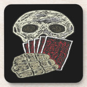 トランプのポーカー選手 コースター (正面)