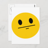 トランプのポーカー顔 ポストカード (正面/裏面)