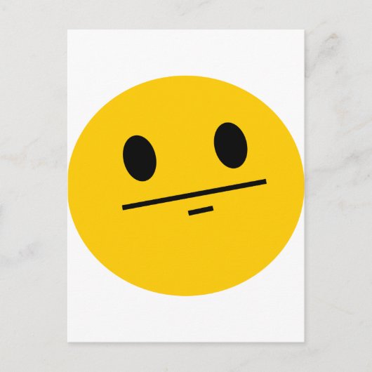 トランプのポーカー顔 ポストカード (正面)