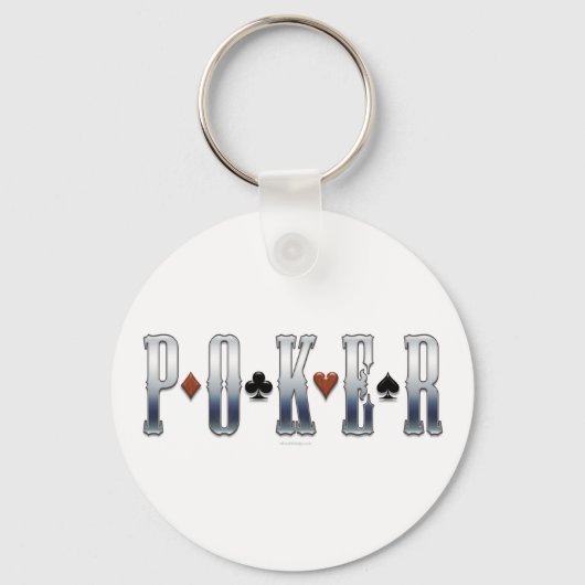 トランプのポーカー キーホルダー (正面)