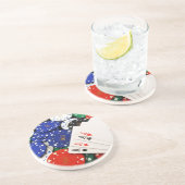 トランプのポーカー コースター (側面)