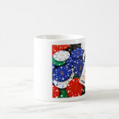 トランプのポーカー コーヒーマグカップ (中央)