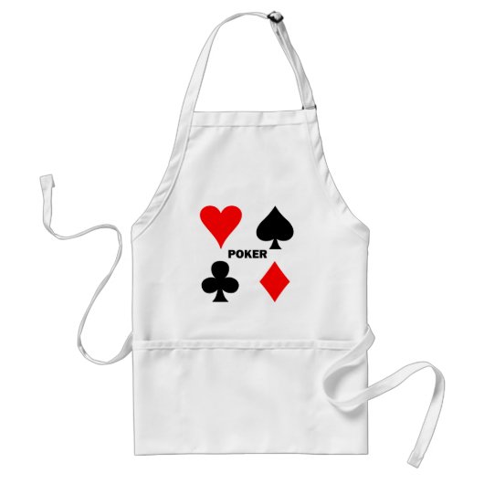 トランプのポーカー スタンダードエプロン (正面)