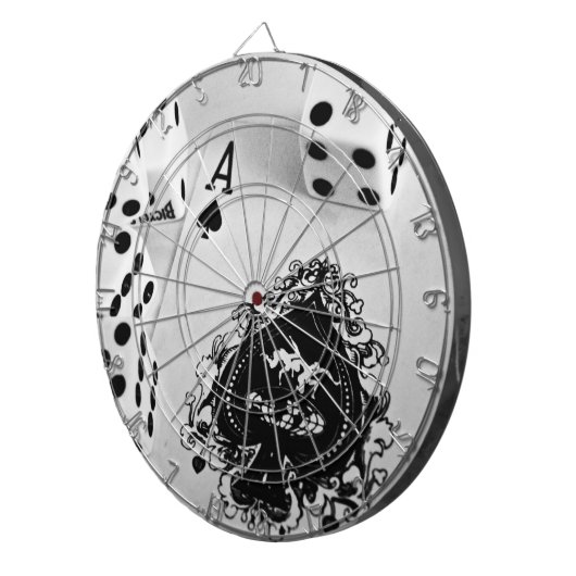 トランプのポーカー ダーツボード (正面右)