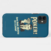 トランプのポーカー:ビートが生計を立てている Case-Mate iPhoneケース (裏面(横))