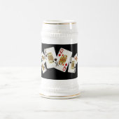 トランプのポーカー ビールジョッキ (中央)