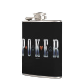 トランプのポーカー フラスク (左)