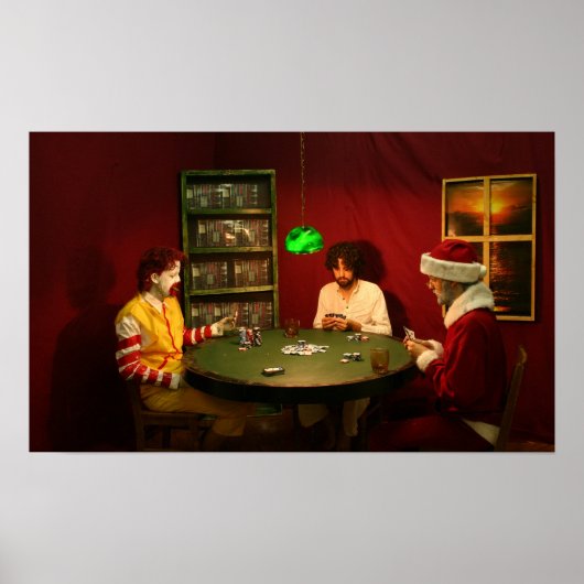 トランプのポーカー ポスター (正面)