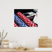 トランプのポーカー ポスター (キッチン)