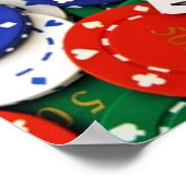 トランプのポーカー ポスター (角)