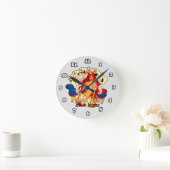 トランプのポーカー ラウンド壁時計 (ホーム)