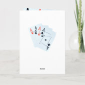 トランプのポーカー_Aces,_Happy Bitday_Greeting_Card カード (裏面)