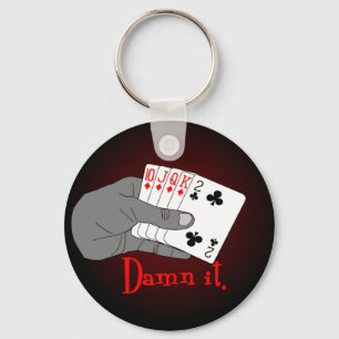 トランプのポーカーKeychain キーホルダー