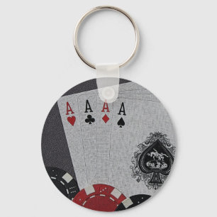 トランプのポーカーKeychain キーホルダー