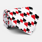トランプのポーカーNEWオリジナルpixelat by Masanser ネクタイ (ロール)