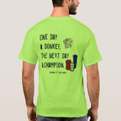 トランプのポーカーTシャツ Tシャツ (裏面)