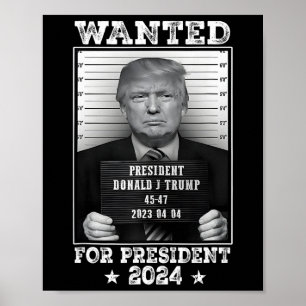 トランプのマグのショットは米国のために欲しかった。社長2024 2 ポスター
