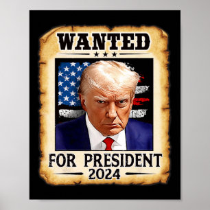 トランプのマグのショットは米国のために欲しかった。社長2024 4 ポスター