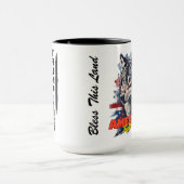 トランプのマグカップ：青を戻す マグカップ (中央)