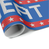 トランプのマグショット再び素晴らし青を作る ラッピングペーパー (ロールコーナー)