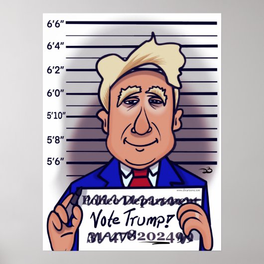 トランプのマットポスターを投票 ポスター (正面)