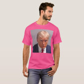 トランプのムグショット Tシャツ (正面フル)