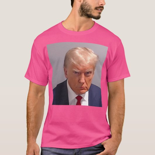 トランプのムグショット Tシャツ (正面)