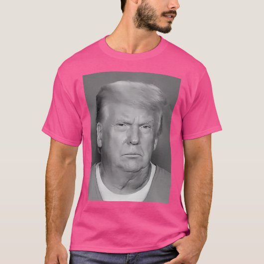 トランプのムグショット Tシャツ (正面)