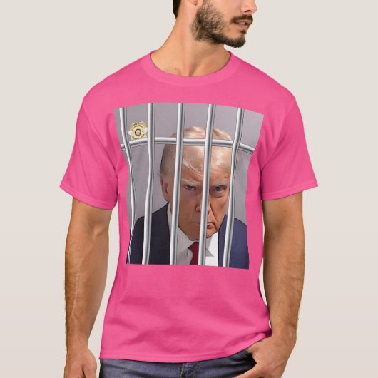 トランプのムグショット Tシャツ (正面)