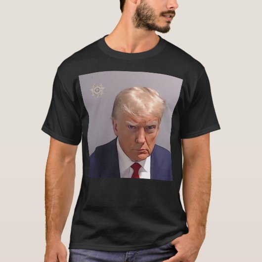 トランプのムグショット Tシャツ (正面)
