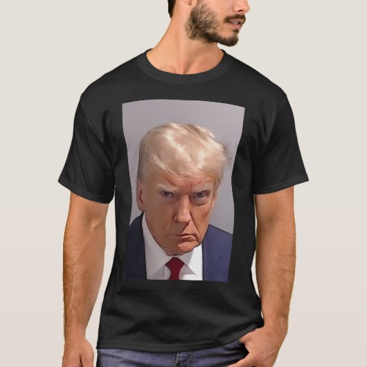トランプのムグショット Tシャツ (正面)