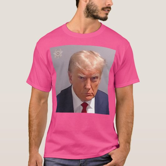トランプのムグショット Tシャツ (正面)
